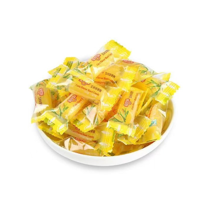 【中國直郵】 金絲猴玉米糖水果口味硬糖老式正宗8090後童年懷舊小零食糖果 玉米硬糖 1袋