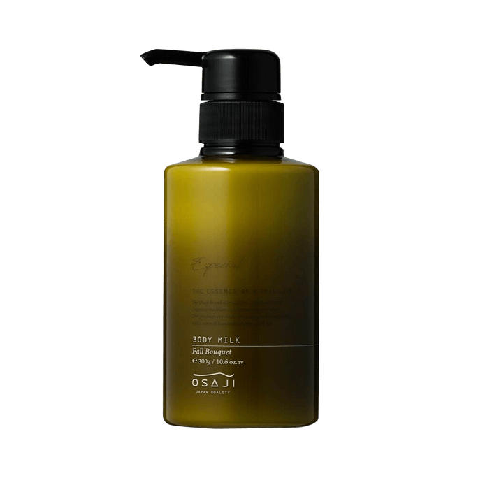 OSAJI || Gentle Nourishing Body Cream for Autumn Bouquet || Kinmokusei (Fragrant Olive) Scent || 300ml