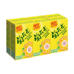 VITA 菊花茶 8.45 液量盎司*6包 【清爽舒緩】【夏日必備飲品】
