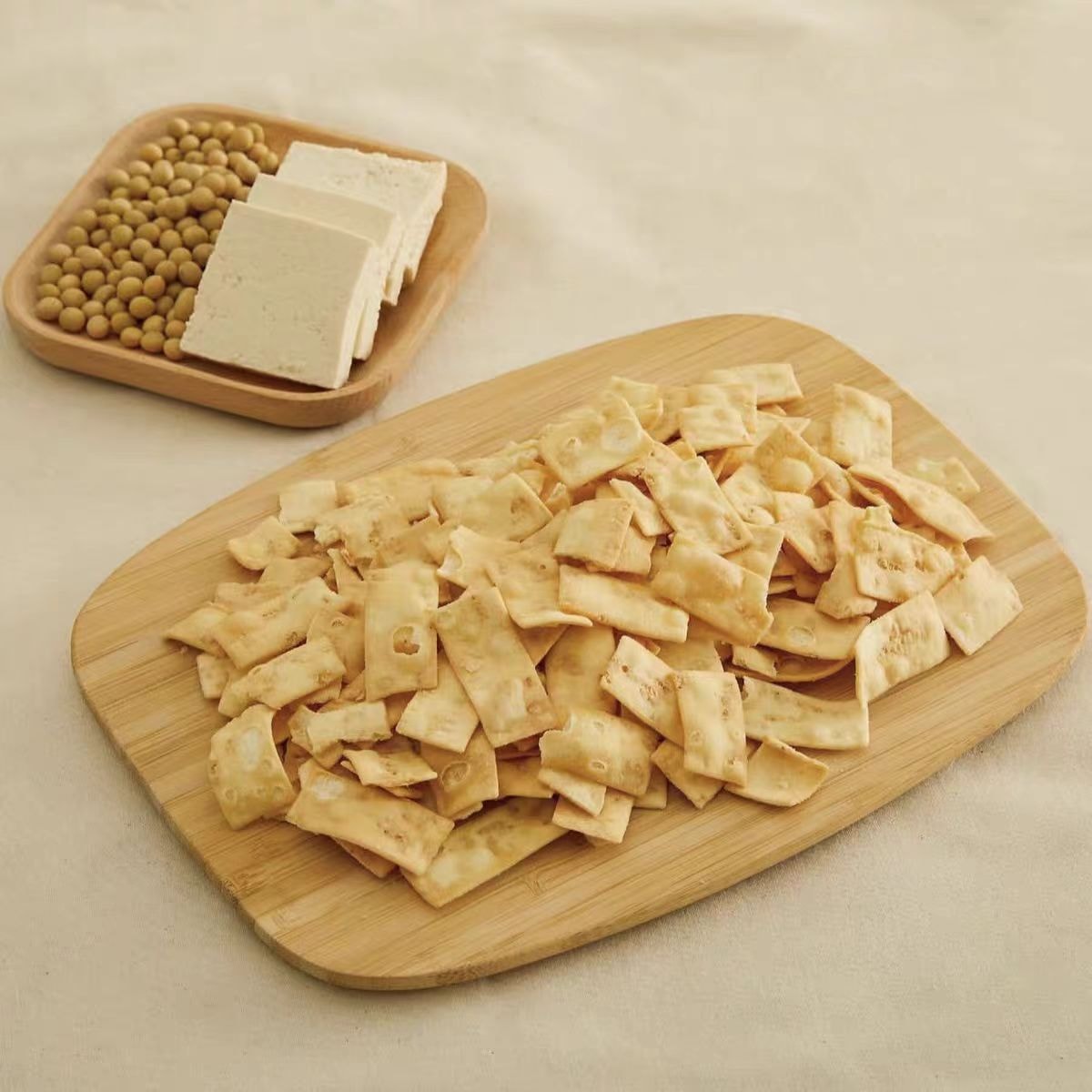 【中国直邮】 韩国 韩国其他(HOME) 其他(HOME) 其他(HOME) No Brand/诺倍得 豆腐脆片 进口豆腐小食 奶香酥脆芝麻饼干网红零食 膨化薯片【薄脆清香 轻盈美味】【营养高蛋白】 112g