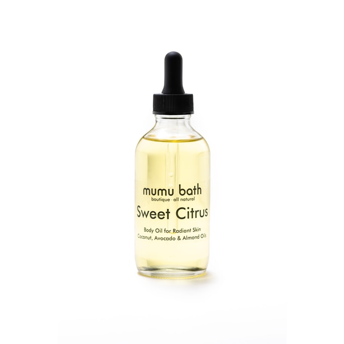 Mumu Bath Sweet Citrus Body Oil 有机纯天然柑橘身体油 4 oz/120 ml