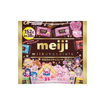 【日本直邮】 日本 MEIJI明治 美少女战士 牛奶巧克力 大包装 152g