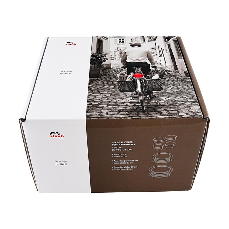 12피스 식기 세트, 화이트 트러플 4