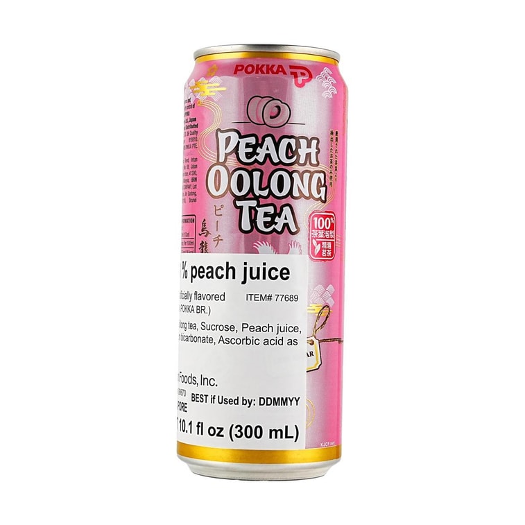 新加坡POKKA 水蜜桃乌龙茶 300ml 3