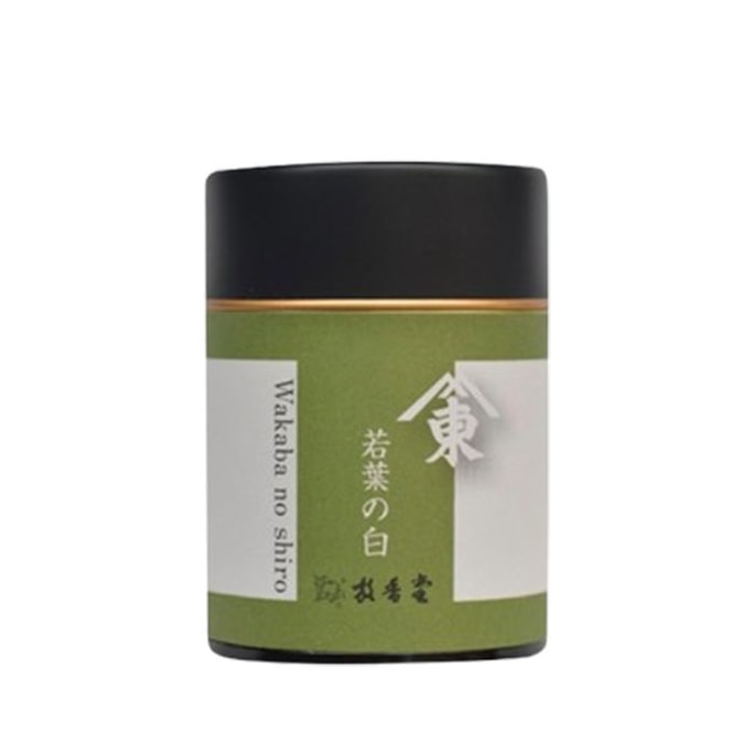 【日本直邮】日本 放香堂 Hokodo 抹茶粉 若叶之白罐装 30g