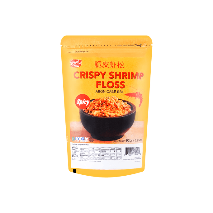 Crispy Shrimp Floss - Spicy Snack, 3.25oz