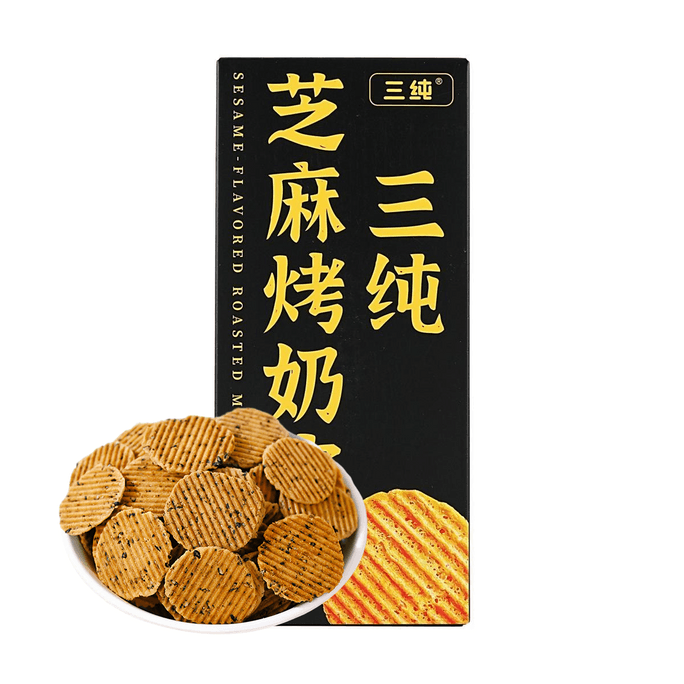 三純 芝麻烤奶皮 40g 【奶香十足 成分錶超乾淨】【內蒙特產】