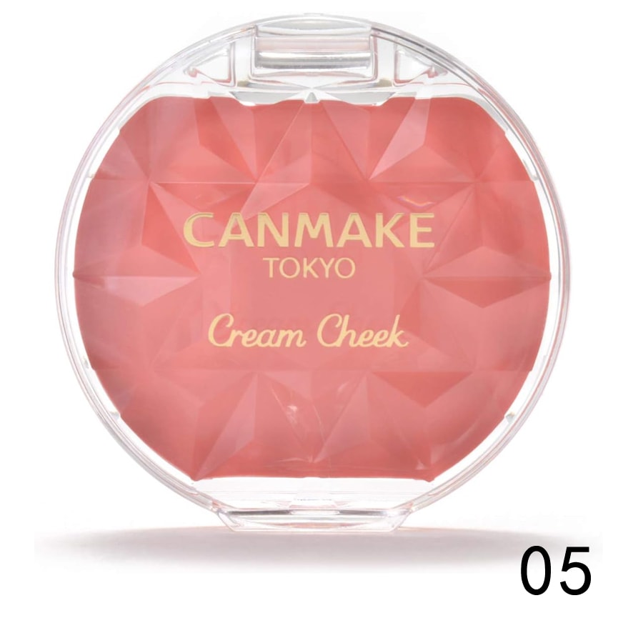 [Livraison directe du Japon] Japon CANMAKE Rouge à joues mono couleur naturel longue durée hydratant double usage lèvres et joues Kankanmei Rouge fantaisie 05 Orange miel 1 pièce