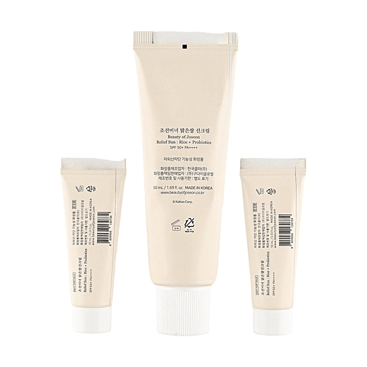 Rice + Probiotics Sunscreen SPF50+ PA++++, Choonsik Limited Edition Set, 1.7 fl oz + 0.3 fl oz x 2 - Gentle Skincare 4