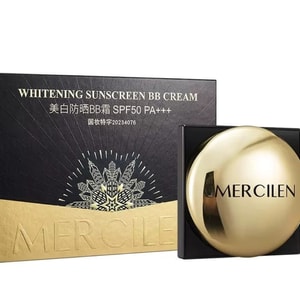 New Whitening And Sun Protection BB Cream【15g Regular Size+15g Refill】SPF50 High-protection Sunblock Moisturizing Sun Protection Concealer Cushion Fine Texture Lightweight Foundation Liquid