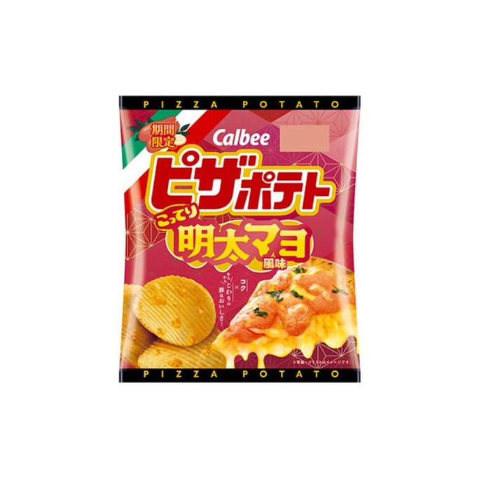 [일본 직배송] 칼비 기간한정 명란젓 피자맛 감자칩 57g