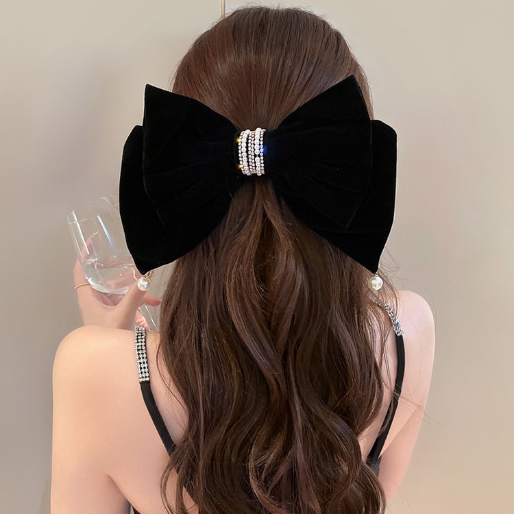 ヘアアクセサリー fetico VELVET BOW WITH PEARL HAIR CLIP FETICO(フェティコ)のVELVET BOW HAIR CLIPの通販｜PALETTE art