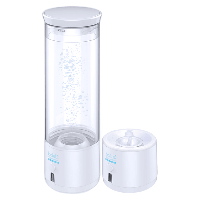 belulu aquamarine high concentration water bottle white