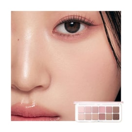 韩国CLIO珂莱欧 专业眼影盘 12色柔雾哑光眼影腮红一体盘 #20 Maehwa Ribbon 柔和偏冷调 低饱和请透粉调【韩国文化遗产厅联名限定】