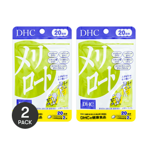 日本DHC 瘦腿丸 下半身纖體塑形美腿片 草木犀軟膠囊 40粒 20日份量 細腿去水腫浮腫 常穿高跟鞋/久站/久坐/喝水較多必備 *2【2份超值裝】
