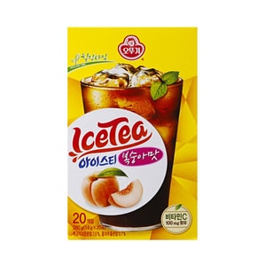韩国OTTOGI / OTOKI不倒翁 即溶冰红茶 蜜桃味 20包入 280g