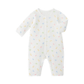 MIKIHOUSE||双层纱布纯棉舒适婴儿连体服||60cm 白色