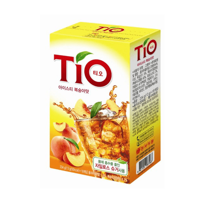 Tio Ice Tea Peach Flavor 18p