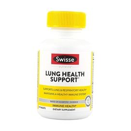 澳洲SWISSE斯维诗 ULTIVITE 清肺片 自然草本护肺片 成人养肺护肺灵 90片 呵护呼吸系统 肺部深度SPA【吸烟雾霾必备】