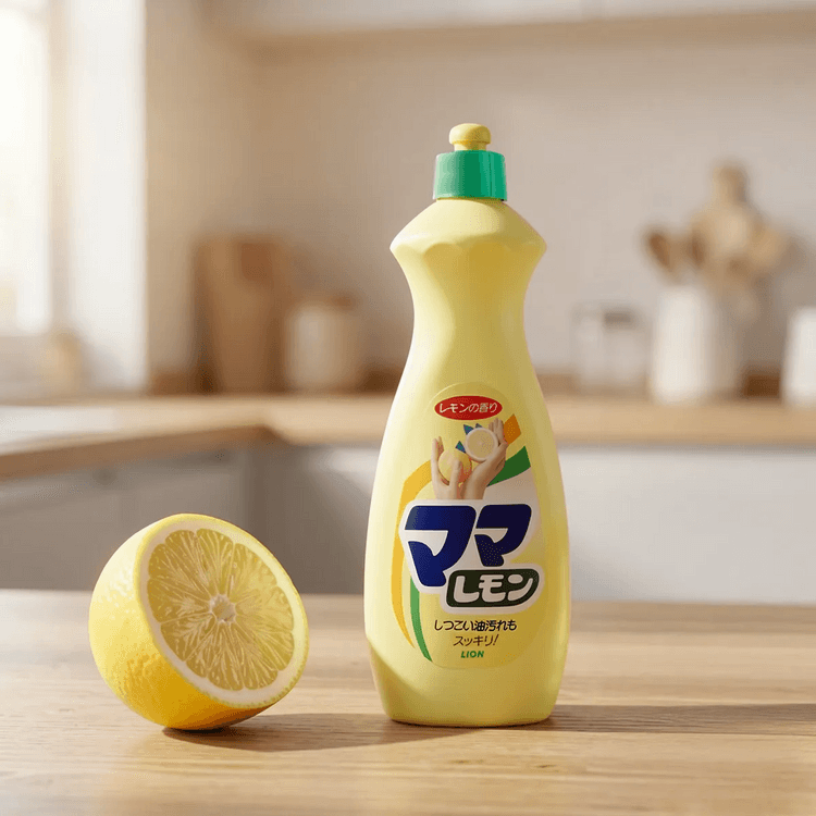 LION Dishwashing Detergent Liquid Dish Soap #Lemon Scent, 27.1 fl