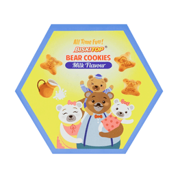 Biskitop Bear Cookies Milk Flavor 5pk | Yami