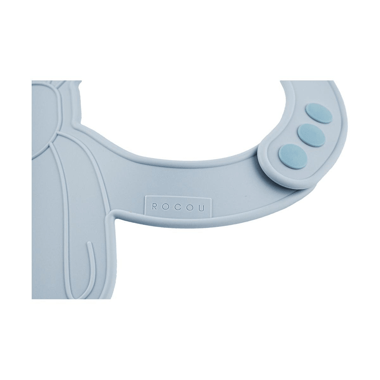 아기 실리콘 턱받이 먹는 턱받이 방수, 바닐라 블루 4