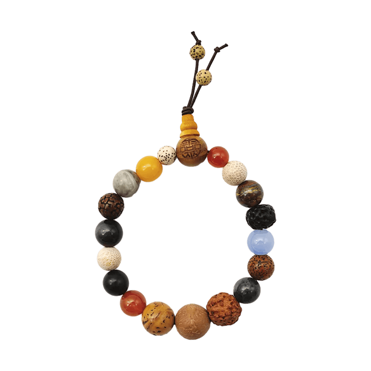 灵隐祈福 十八籽手串 天然白菩提莲花玛瑙花串 纳福转运 断除十八种烦恼 1条 3