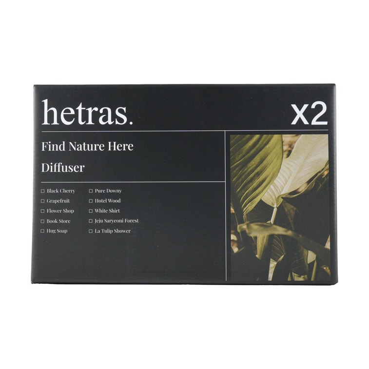 韩国HETRAS 无火香薰 精油香薰香氛 首席调香师艺术扩香 500ml2个组礼盒套装 #08 白衬衫【权志龙GD推荐品牌】 4