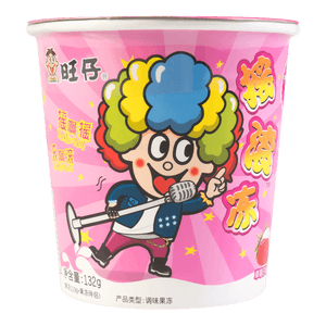 【摇滚时间到】台湾旺旺 摇滚冻 摇摇冻 草莓味 132g 【童年回忆 DuangDuangDuang超Q弹】
