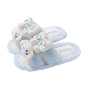 [中国直送] FOXTAIL サンリオ ぬいぐるみスリッパ 滑り止め付き 子供用 室内用 コットンスリッパ 軽量 通気性 ビッグイヤードッグ サイズ40-41 1足