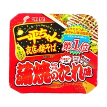 Ippei-chan Night Shop Yakisoba ,- Japanese Style Instant Stir-Fried Noodles ,Kabayaki Sauce Flavor, 4.73 oz