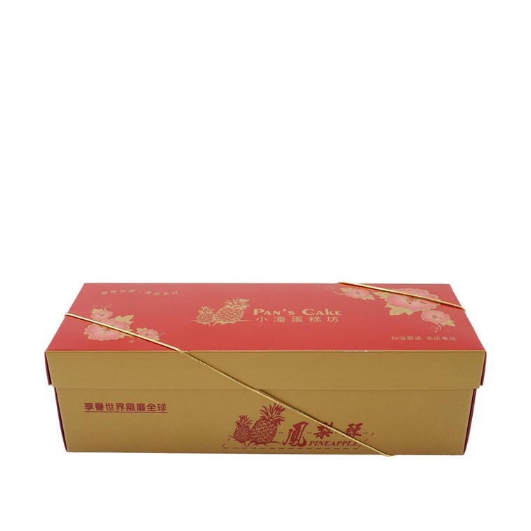 台湾小潘蛋糕坊 凤梨酥 12枚入 420g【新鲜空运短保】【精选伴手礼 奶香软糯超好吃】 6