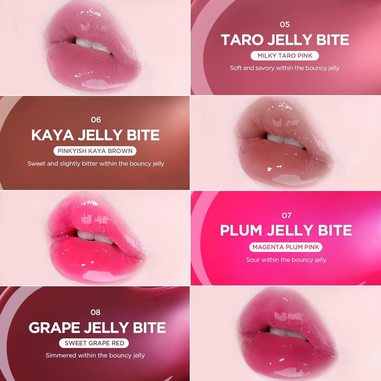 Tangle Jelly Balm Lip GlossHigh Shine · Plumping Effect · Jelly Texture · 9ml 01.Apricot Jelly Bite 6