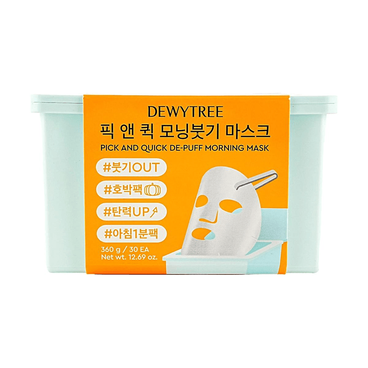 DEWY TREE Pick and Quick De-Puff Morning Sheet Mask Cooling