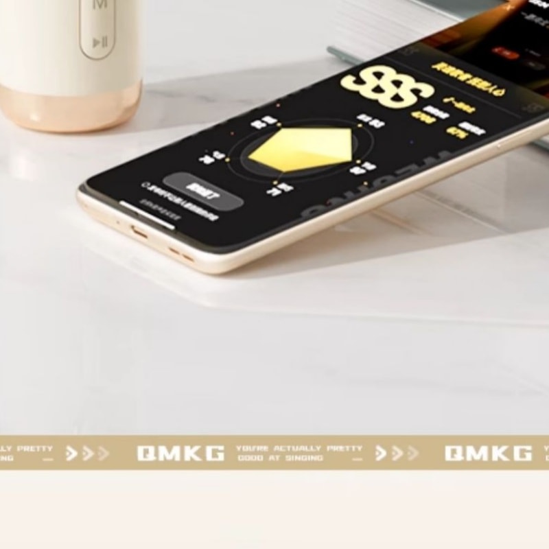 【中国直邮】 亲太太 全民k歌M5蓝牙话筒音响一体麦克风家用唱歌家庭KTV 茉莉白一个装