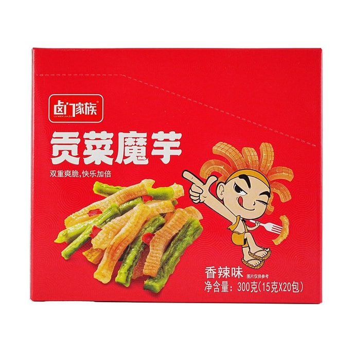 Gongcai Konjac Spicy Flavor,0.52 oz*20 Bags 
