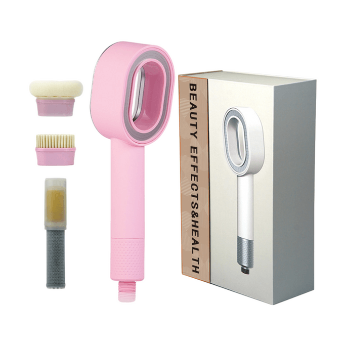 징야 홈퍼니싱 샤워헤드, 다이슨 무날개 필터 부스터 샤워헤드, 핸드헬드 샤워헤드, 가구, 핑크, 선물 세트