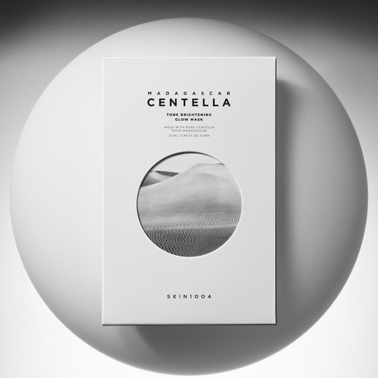 韓國SKIN1004理膚天使 馬達加斯加積雪草透亮煥採發光面膜 5 片裝 5