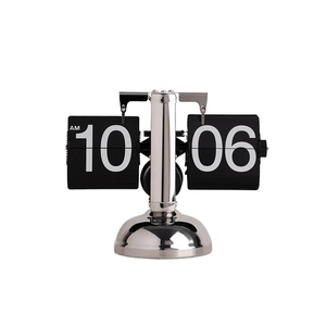 Beihanmei Light Luxury High End Automatic Page Turning Clock Desktop Ornament (Comes With Battery) 21 * 10 * 16cm