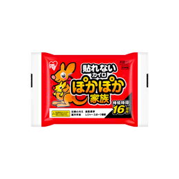 日本IRIS愛麗思 袋鼠暖手寶 自發性熱暖寶寶 手拿式暖包 10片入