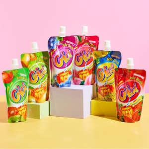 Jelly Drink Lychee/Mango/Peach Mixed Flavors, 5.29 oz*6
