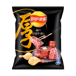 台湾版LAY'S乐事 薯片 神户厚切牛排味 34g