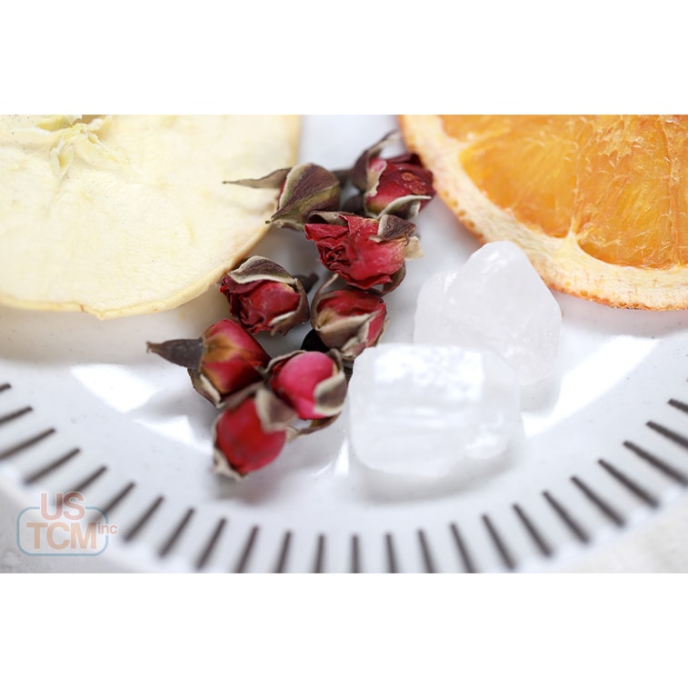 USTCM JoyFull Mixed Fruit Flower Tea || Tangerine-Apple-DragonFruit-RoseBud 3 Packs 4