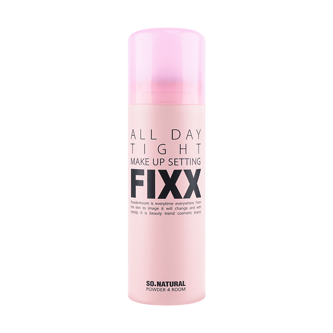 [홍콩 직접메일] 한국산 So natural FIXX 올웨더 세팅 스프레이 75ml #클래식 보습 및 오일 컨트롤, 메이크업을 지우지 않고도 땀 배출, 상쾌하고 밀착력 좋고 모든 피부 타입에 적합