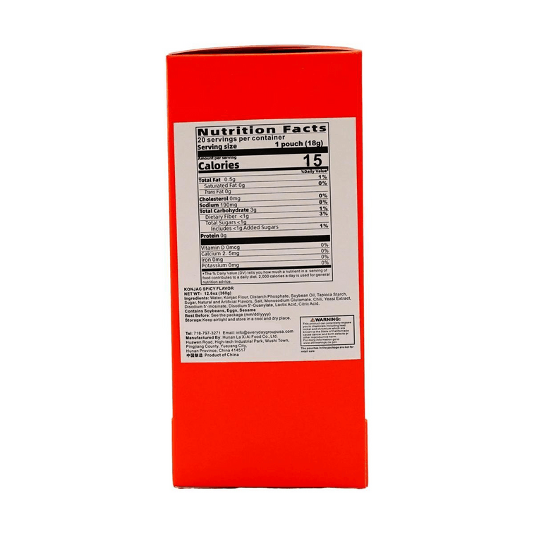 华文食品 劲仔 Hi魔芋 香辣味 18g*20 5