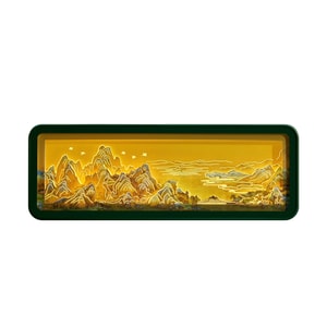 [중국에서 직접 우편] 자금성 타오바오 천리 강과 산 종이 조각 냉장고 자석 야간 조명 박물관 문화 및 창의적 선물 베이징 기념품