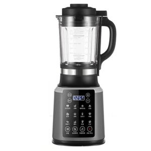 【中国直邮】旭帝 破壁机陶瓷釉防糊底 1.75L 全自动加热多功能料理机 搅拌机榨汁机豆浆机 黑灰色