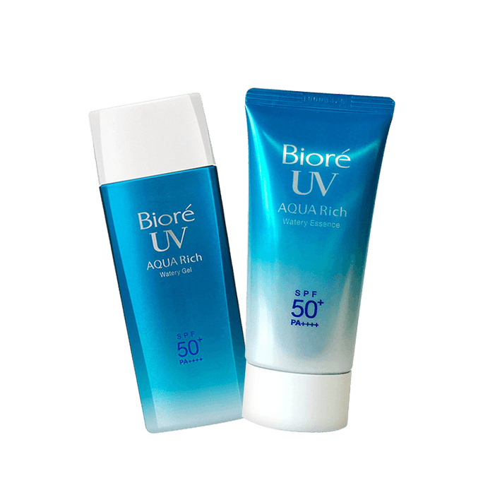 BIORE Sarasara UV Aqua Rich Watery Essence 70g + UV Watery Gel  70ml