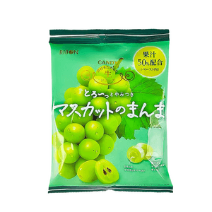 Green Grape Flavored Filling Candy. Rich Fruity Aroma. Bursting Texture Experience. Viral Snack. 81.2g Per Bag.