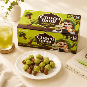 Choco Mont Biscuit Matcha Cream Flavor 15.24oz【Rich Matcha】【Crispy Biscuit】